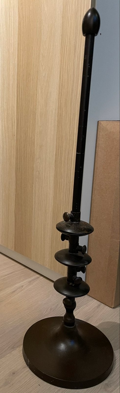 Riverdale etagère 60 cm hoog met 3 glasplaten, Huis en Inrichting, Ophalen, Gebruikt, Bruin, Metaal