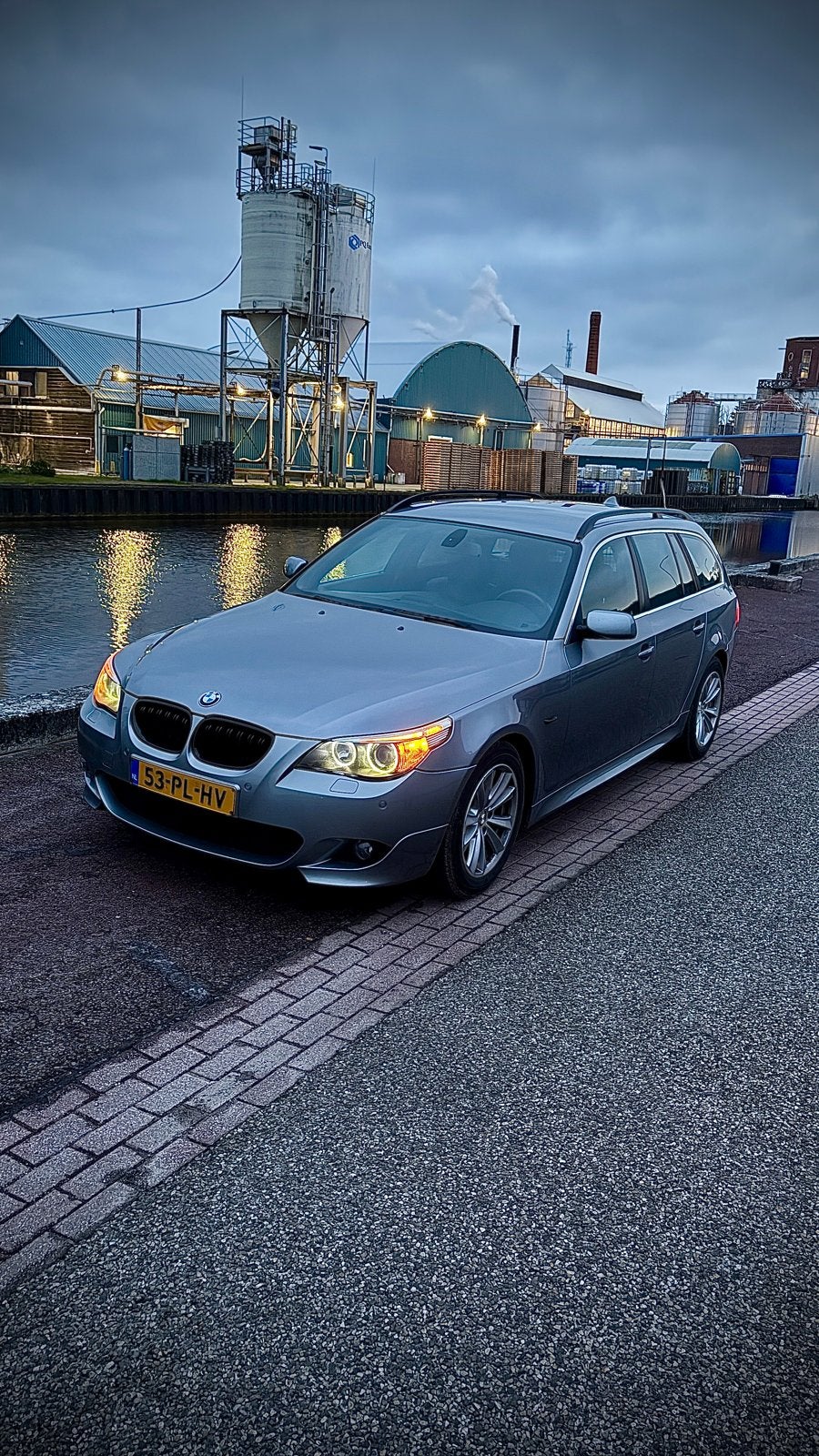 BMW 5-Serie 2.5 I 525 Touring AUT 2004 Grijs, Auto's, BMW, Particulier, 5-Serie, ABS, Android Auto, Apple Carplay, Centrale vergrendeling
