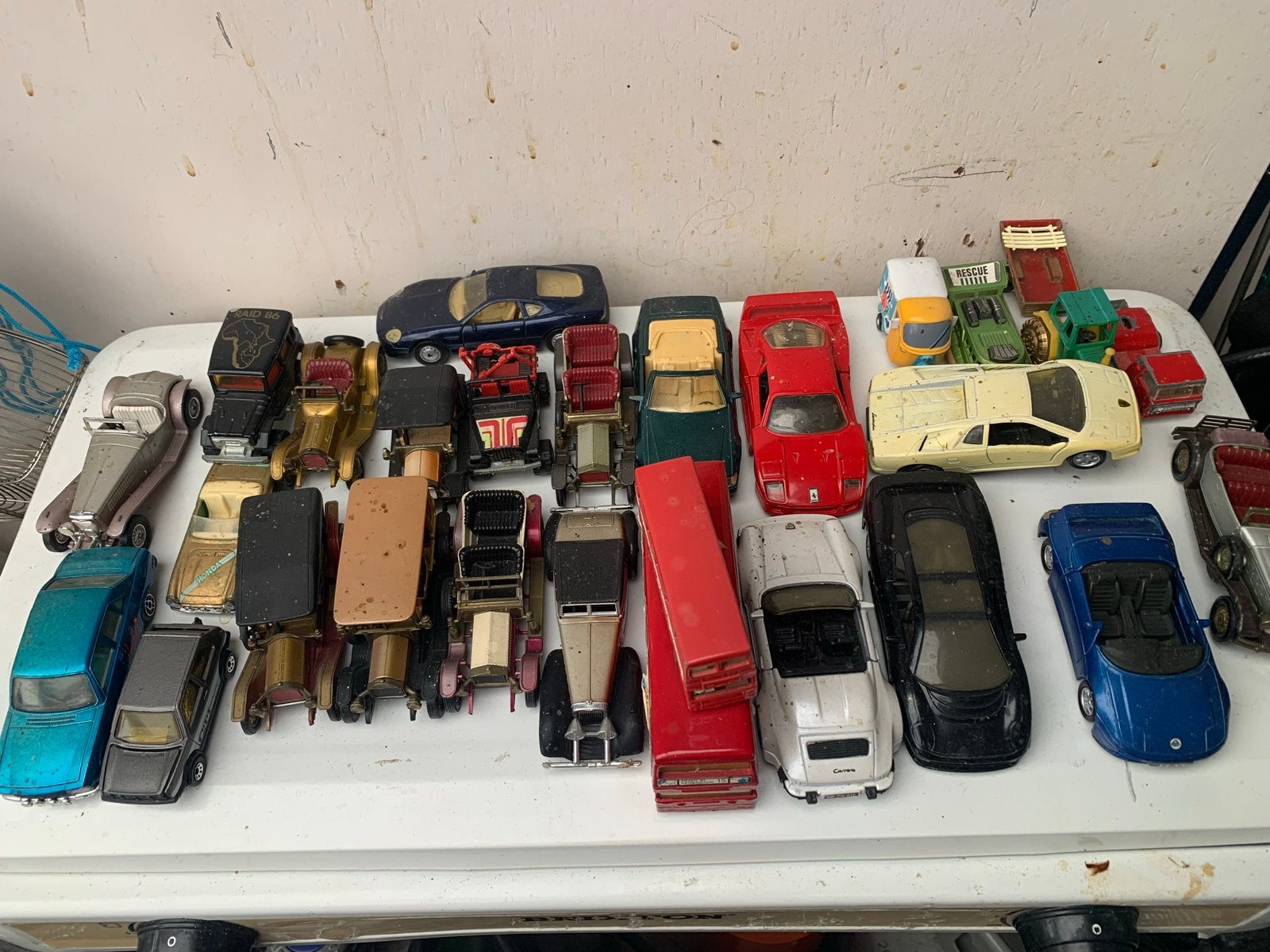 Grote collectie modelauto's en vrachtwagens, Gebruikt, 1:32 tot 1:50, Overige typen, Ophalen