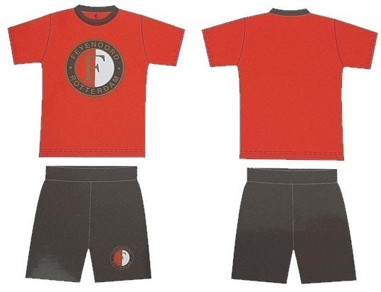 FEYENOORD Shortama / Pyjama mt 164/170 :: NIEUW :: LAATSTE, Maat XS of kleiner, Ophalen of Verzenden, Nieuw, Shirt