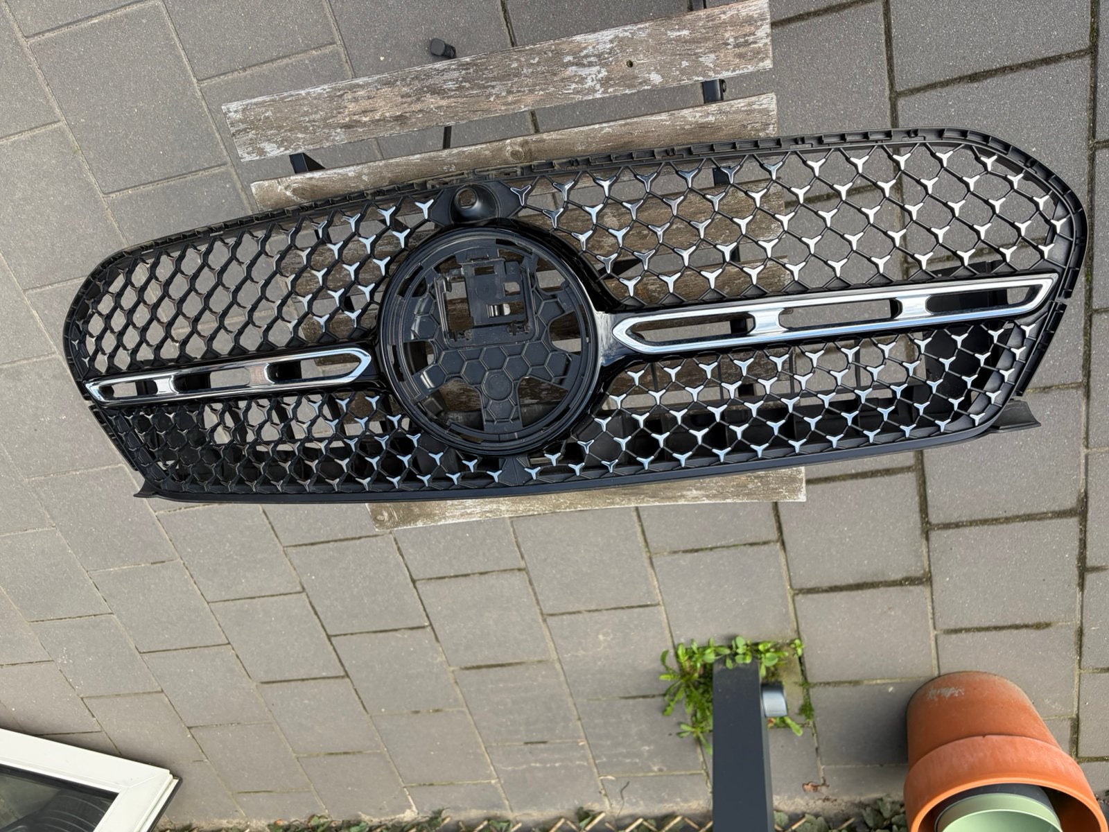 Diamantgrille W167 GLE-Klasse Facelift A1678883001, Ophalen, Gebruikt, Voor, Mercedes-Benz