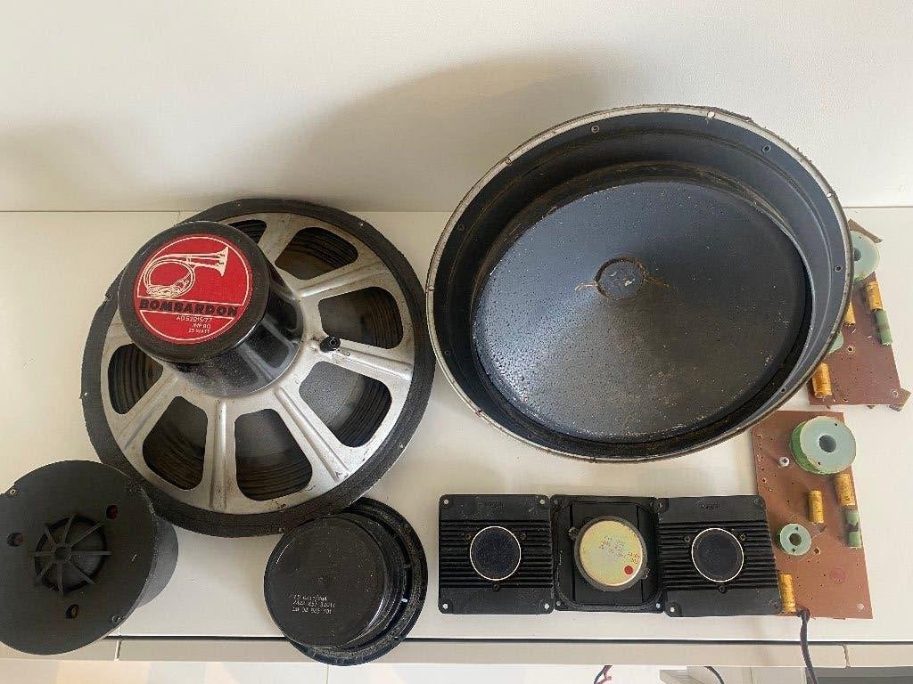 Philips Bombardon speaker systeem, Audio, Tv en Foto, Ophalen, Philips, Gebruikt, Overige typen