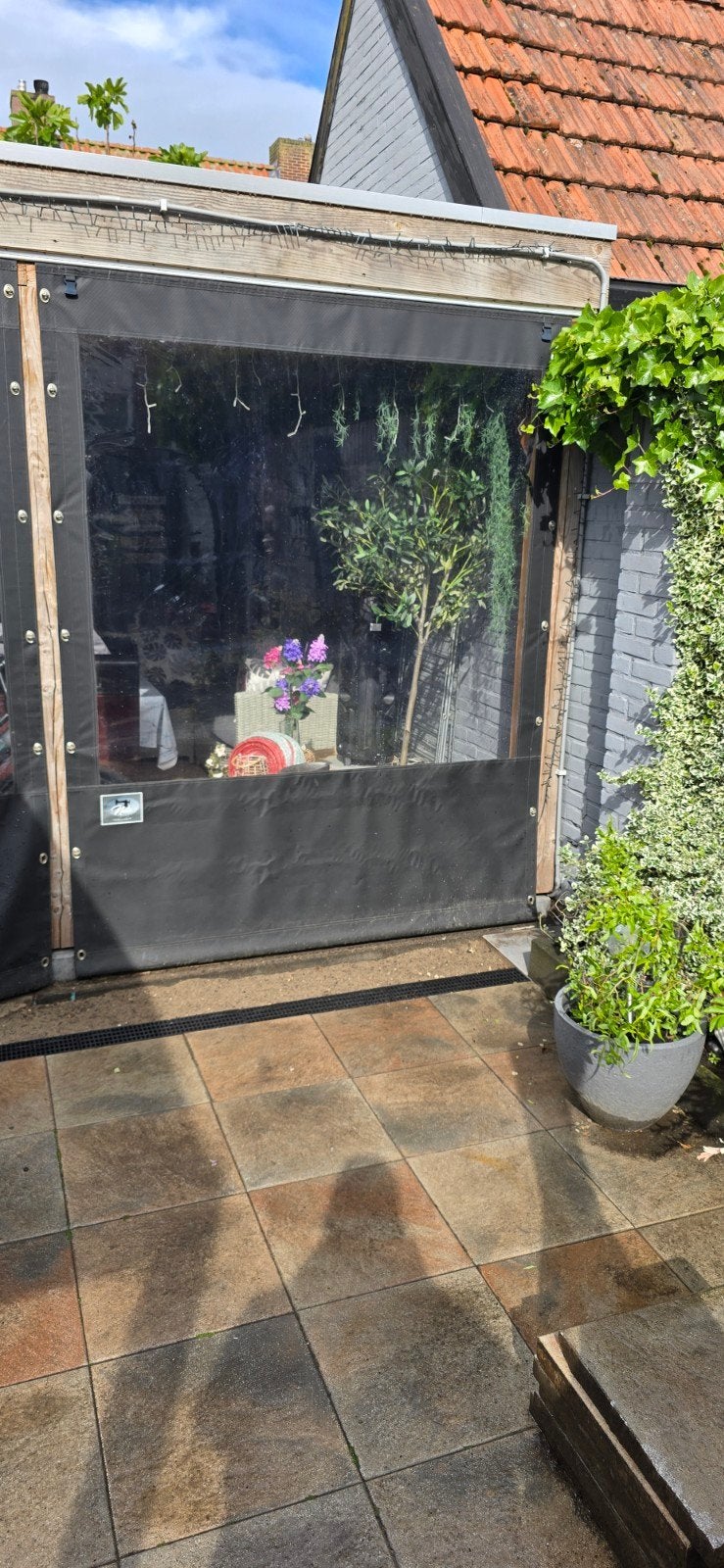 Veranda/overkappingszeilen, Tuin en Terras, Overkappingen, Ophalen, Zo goed als nieuw, Veranda
