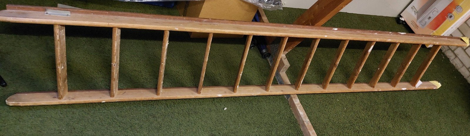 Stevige houten zoldertrap, Doe-het-zelf en Verbouw, Ladders en Trappen, Ophalen, 2 tot 4 meter