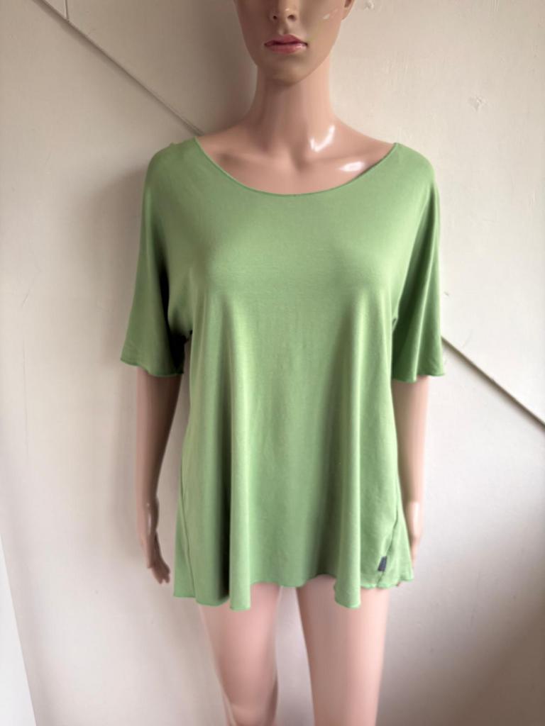 OSKA. Shirt groen maat L 40/42 top, Maat 42/44 (L), Ophalen of Verzenden, Zo goed als nieuw, Korte mouw