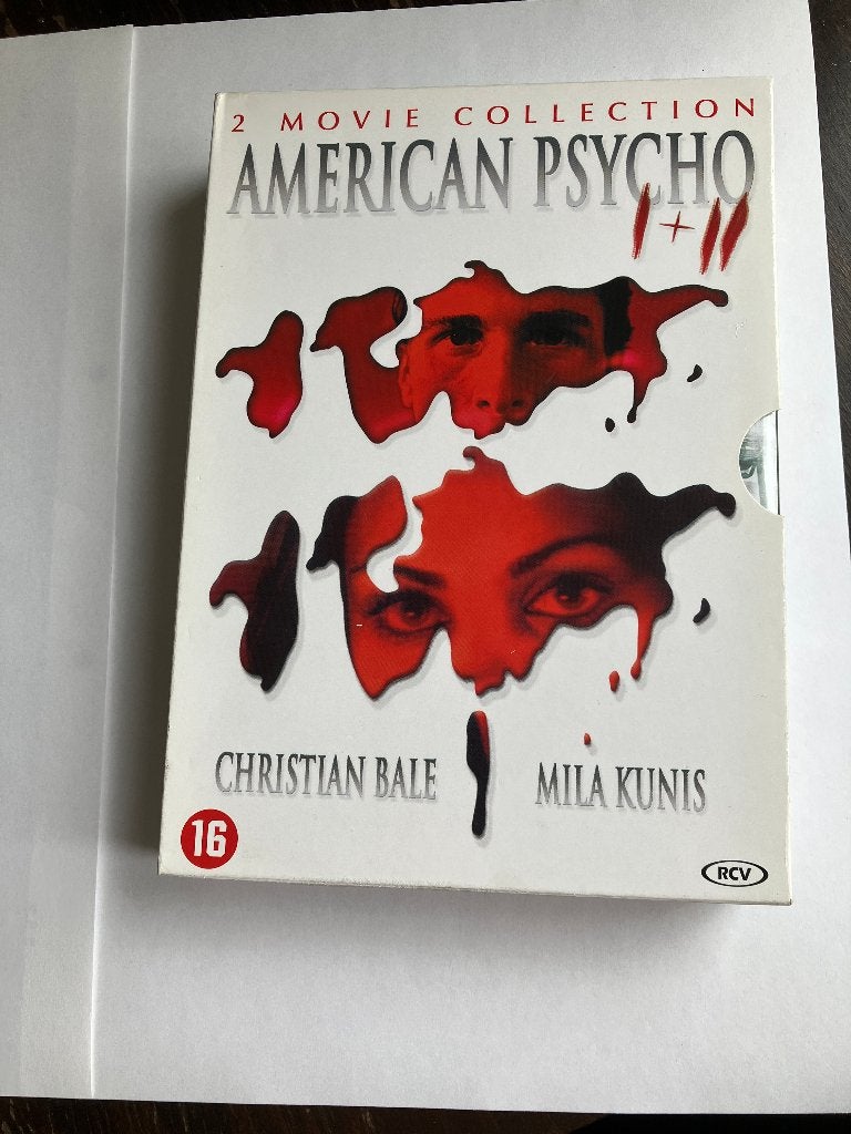 american psycho 1 2 dvd BOX (2 dvd's), Alle leeftijden, Ophalen of Verzenden, Zo goed als nieuw