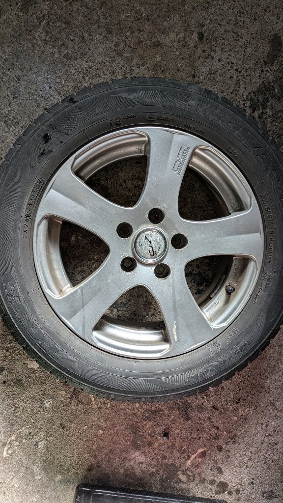 aluminium velgen met winterbanden voor hyundai kona, Ophalen, Gebruikt