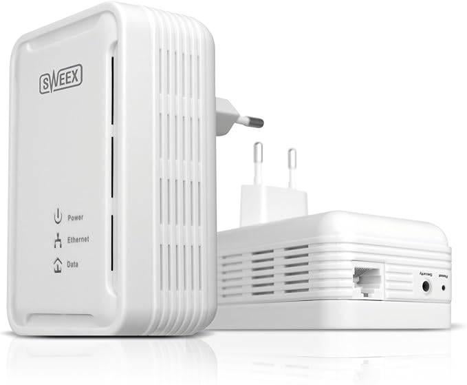 Sweex LC205 Powerline Adaptor Kit (internet via stroomkabel), Ophalen of Verzenden, Gebruikt, Sweex
