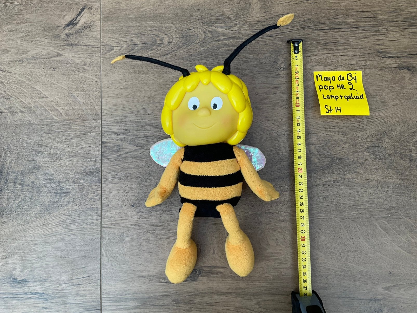 Zgan gebruikte, niet kapot, en werkende Maya Maja de bij pop, Verzamelen, Ophalen, Zo goed als nieuw, Beeldje of Figuurtje