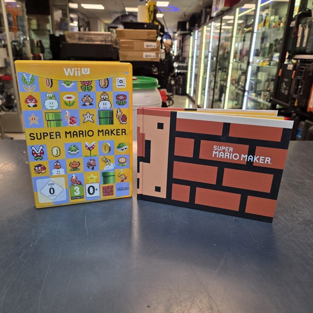 Wii U Game | Super Mario Maker + Artbook, Nintendo, Gebruikt, Support@nintendo.com, 11-1 Hokotate-cho, Kamitoba, Minami-ku
Kyoto 601-8501
Japan