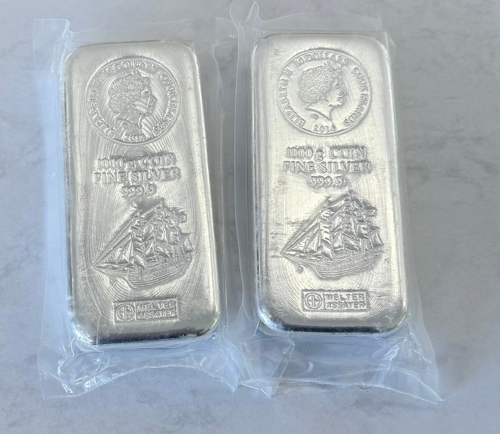 1 kilo zilver Cook Island / Argor - Hereaus / 999 zilver, Ophalen of Verzenden, Zilver