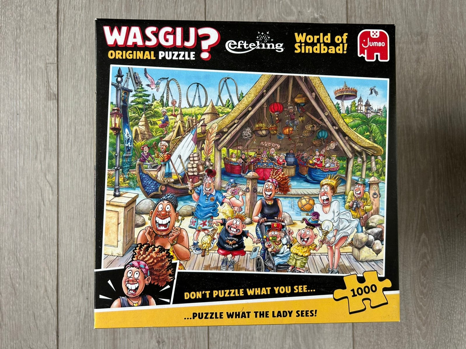 Wasgij Original, World of Sindbad! 1.000 stukjes, Ophalen, 500 t/m 1500 stukjes, Zo goed als nieuw