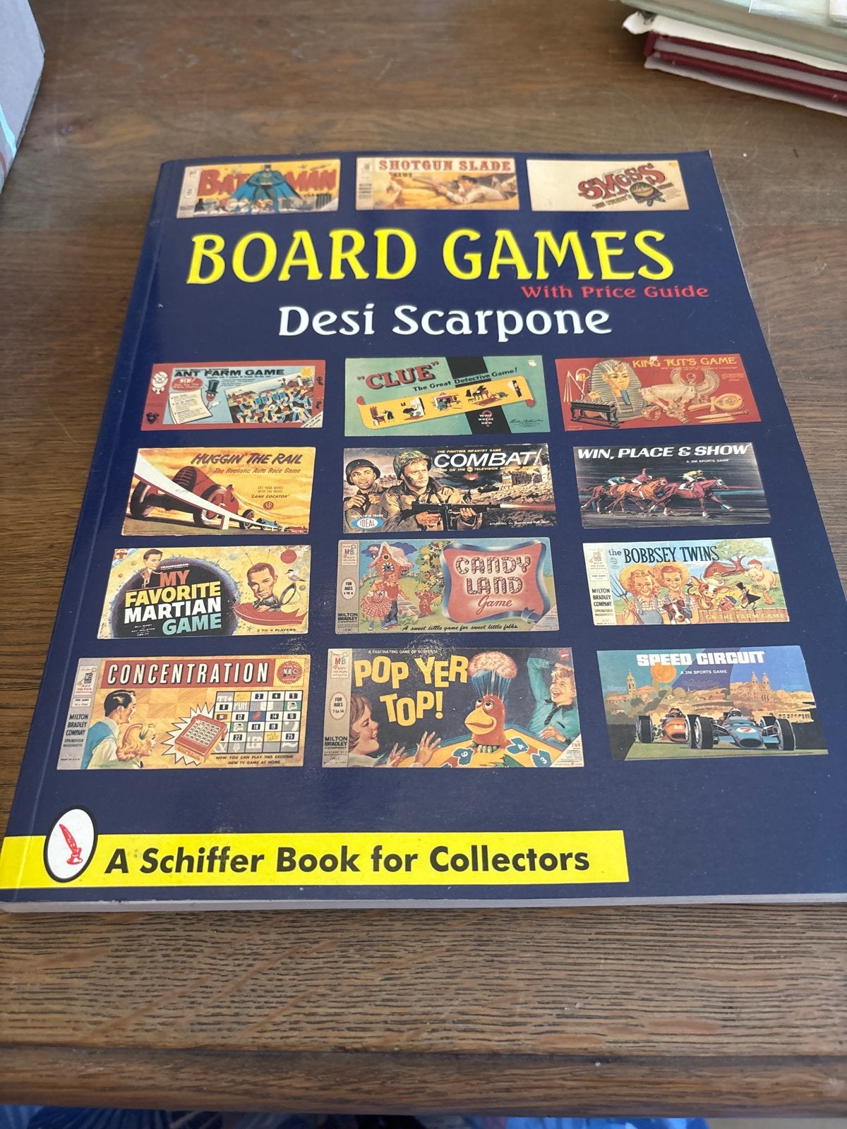 Board Games: A Schiffer Book for Collectors - Desi Scarpone, Ophalen of Verzenden, Zo goed als nieuw, Catalogus