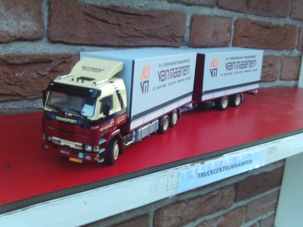 WSI  Scania  3  6 x 2  Tag  Axle  van  van  Maanen., Hobby en Vrije tijd, Modelauto's | 1:50, Ophalen of Verzenden, Nieuw, Bus of Vrachtwagen