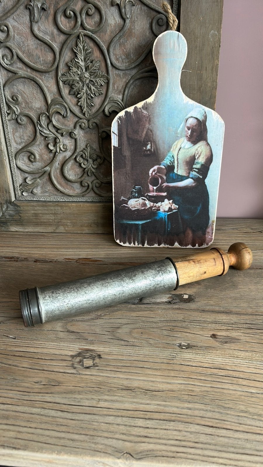 Oude koekjesspuit….landelijke keuken, Antiek en Kunst, Ophalen of Verzenden