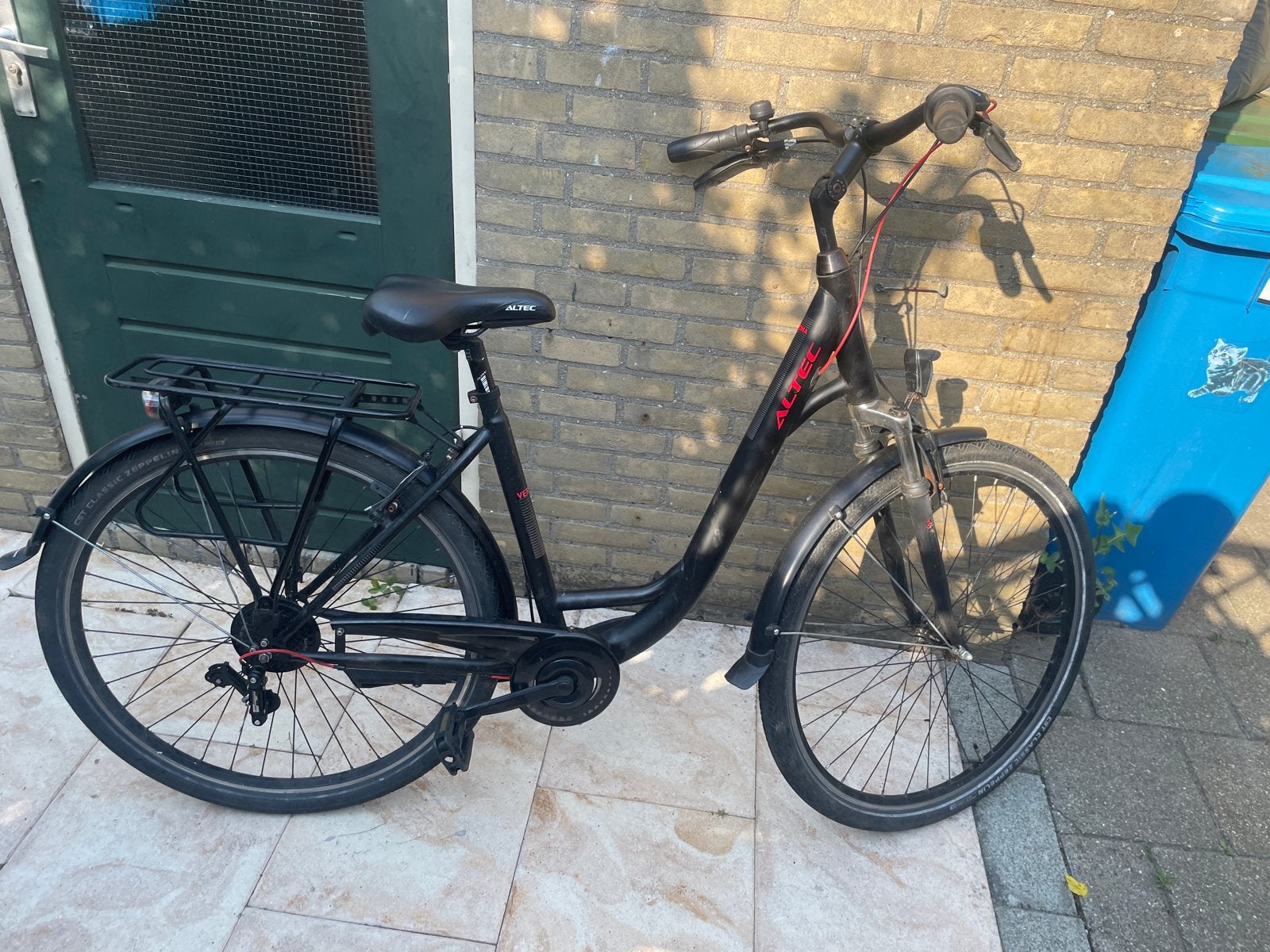 Altec fiets met mankementen - ketting kapot, remblok mist, Gebruikt, Velgrem, Versnellingen, 50 tot 53 cm
