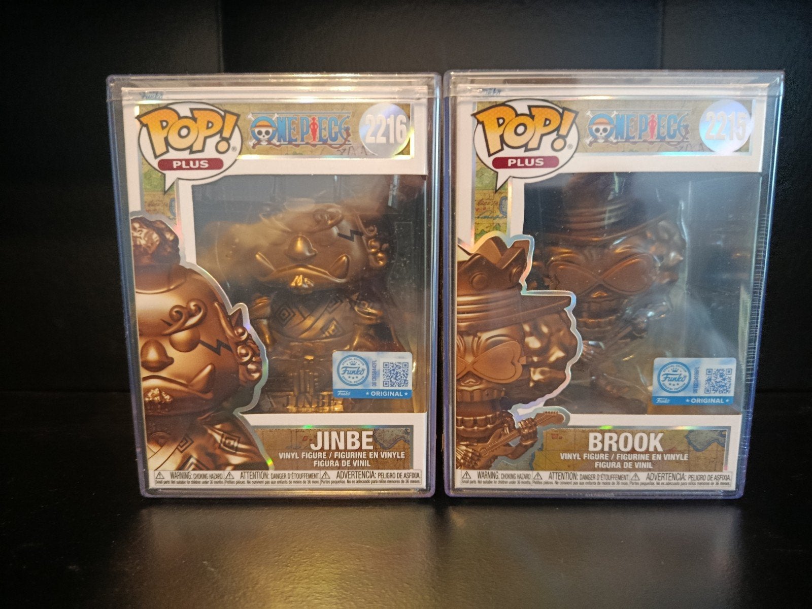 jinbe 2216 & Brook 2215 Funko Pops One Piece, Ophalen of Verzenden, Nieuw