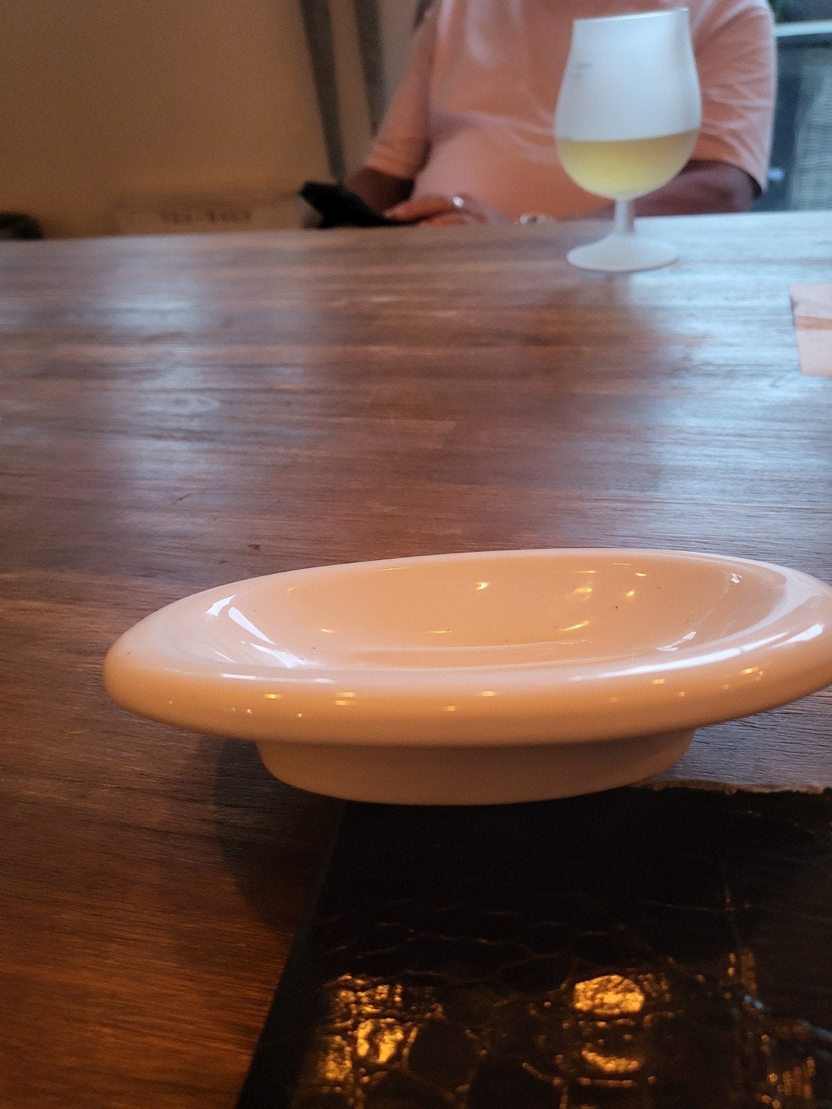 Witte zeepbakje van keramiek, Ophalen of Verzenden, Gebruikt