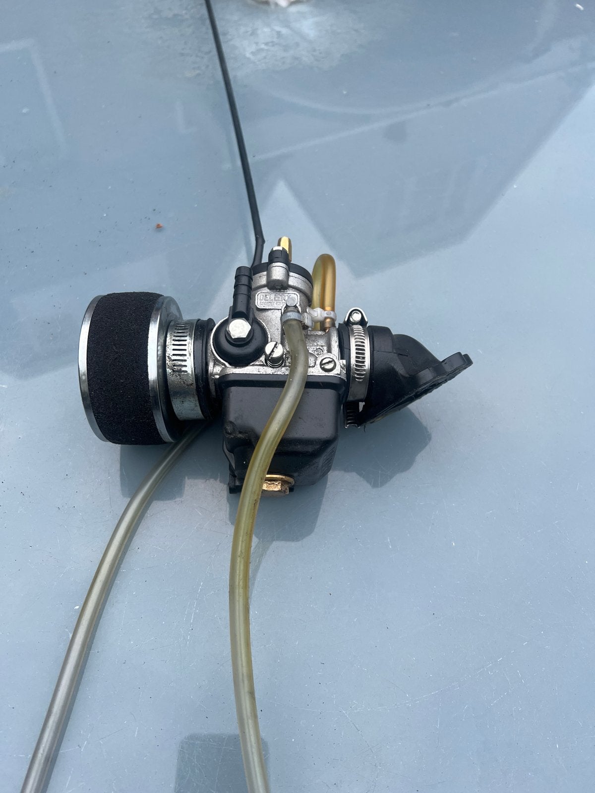 Dell Ortho 25mm Carburateur met Spruitstuk en Powerfilter, Ophalen of Verzenden, Gebruikt, Carburateur