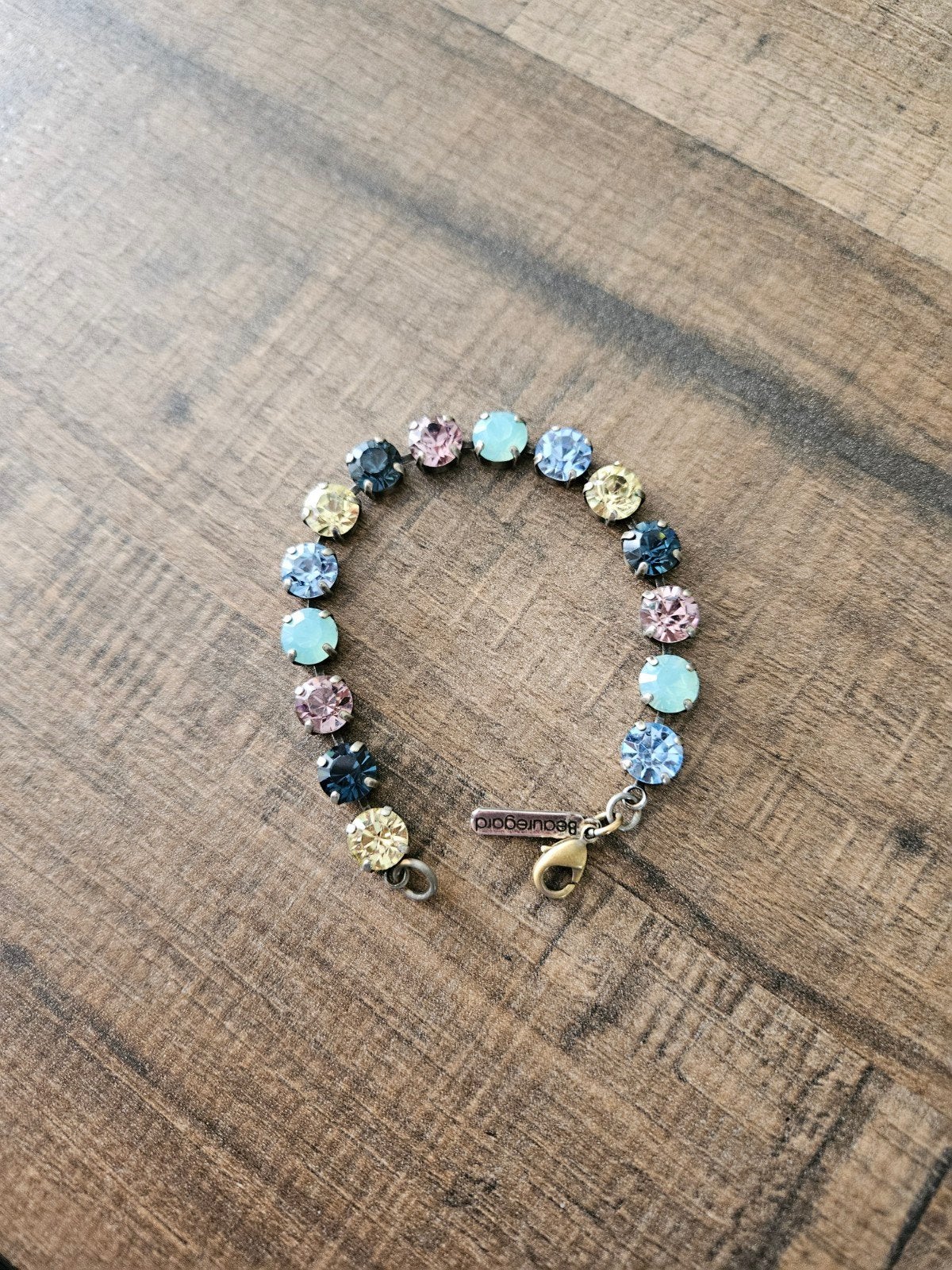 Dames armband met gekleurde steentjes, Verzenden, Overige kleuren, Overige materialen