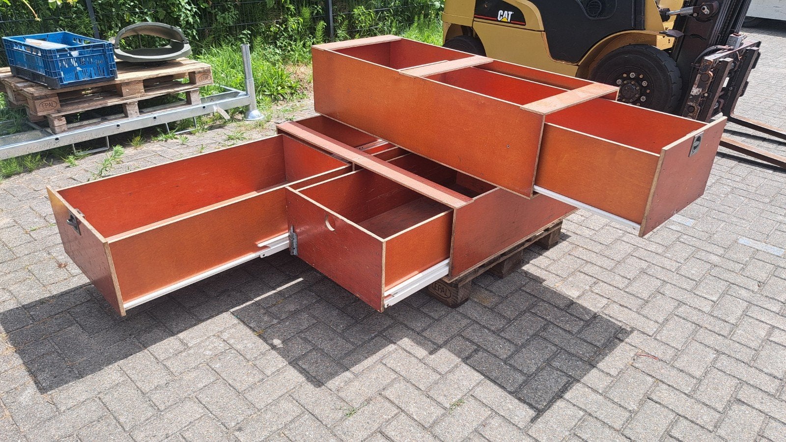 Vloerladen bedrijfswagen inrichting, Auto diversen, Bagagerekken, Ophalen