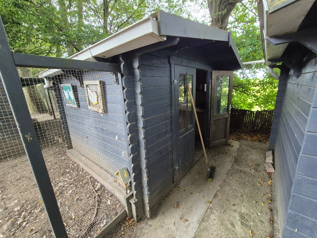 Tuinhuisje (blokhut) gebruikt, Tuin en Terras, Tuinhuizen, Ophalen, 250 tot 500 cm, Blokhut, Zonder ramen