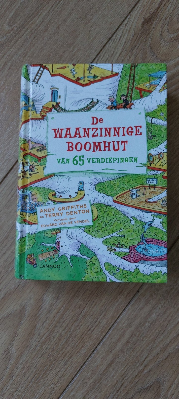 Andy Griffiths - De waanzinnige boomhut van 65 verdiepingen, Boeken, Ophalen of Verzenden, Zo goed als nieuw, Fictie algemeen