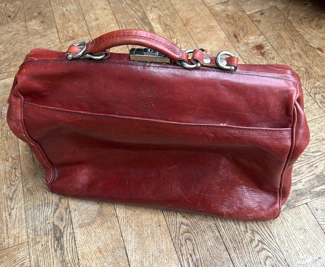 Vintage Mutsaers dokterstas / aktetas – handgemaakt, Ophalen of Verzenden, Gebruikt