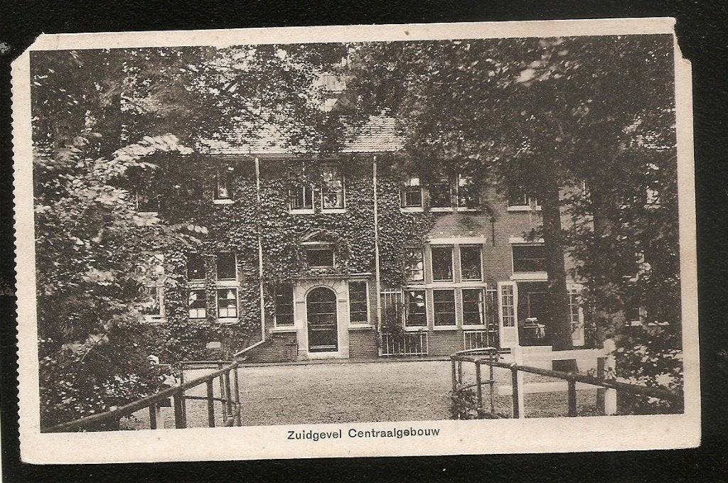 Alphen aan de Rijn, Martha St, Zuidgevel Centraalgebouw, Verzamelen, Ophalen of Verzenden, 1940 tot 1960, Gelopen, Zuid-Holland