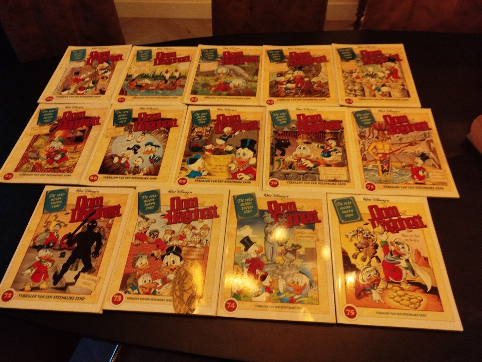 De reisavonturen van Oom Dagobert Duck compleet  14-delig, Boeken, Complete serie of reeks, Ophalen of Verzenden, Zo goed als nieuw