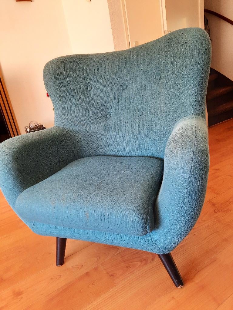 Fauteuil, Ophalen, Gebruikt, 75 tot 100 cm, Stof