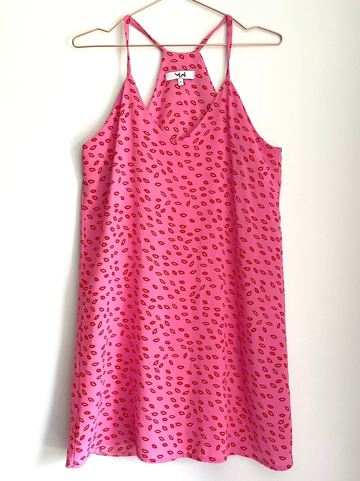 Roze rode jurk, Ophalen of Verzenden, Zo goed als nieuw, Roze, Maat 36 (S)