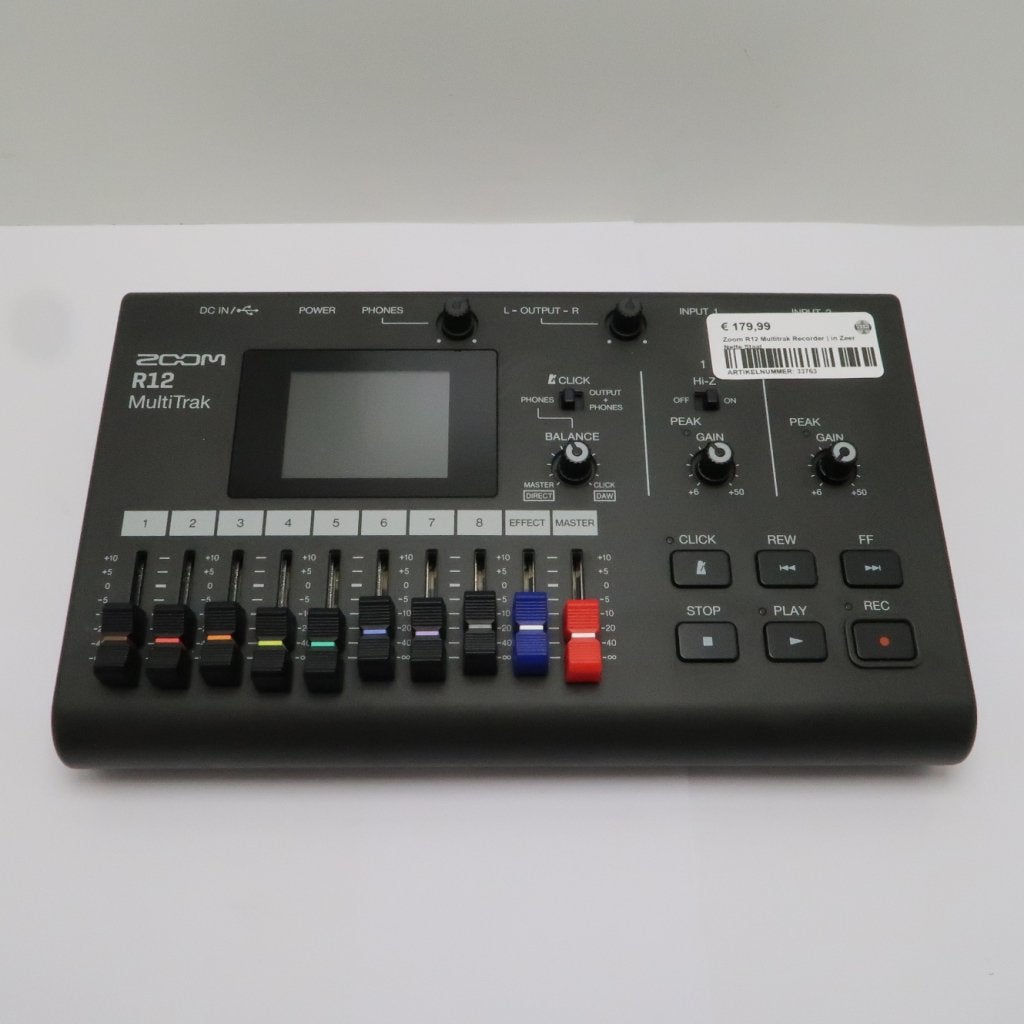 Zoom R12 Multitrak Recorder | in Zeer Nette Staat, Zoom, Gebruikt, Support@zoom.com, 55 Almaden Blvd, 6th Floor
San Jose, CA 95113
USA