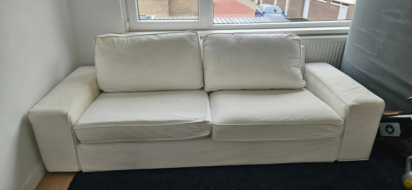 gratis IKEA Kivik bank, 3zits, Huis en Inrichting, Ophalen of Verzenden, Gebruikt, 75 tot 100 cm, Driepersoons