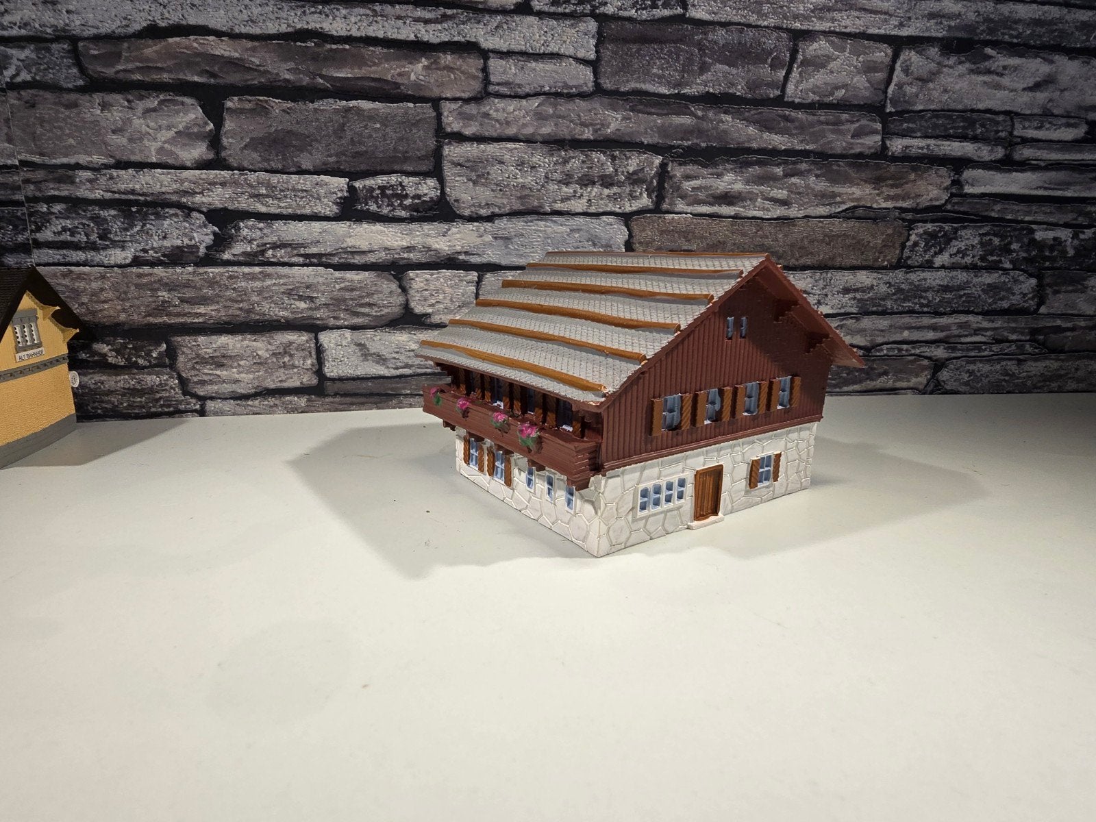 De Agostini alpenhuis bergwoning N spoor modeltrein 1:160, Ophalen of Verzenden, Zo goed als nieuw