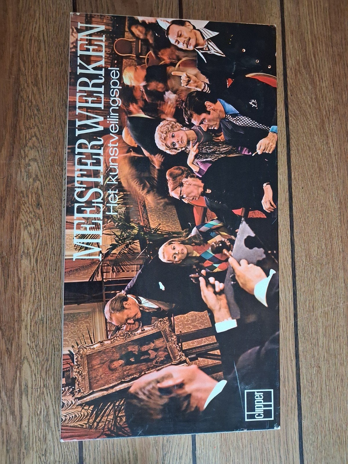 Meesterwerken: Het Kunstveiling Spel vintage Compleet, Vijf spelers of meer, Ophalen of Verzenden, Gebruikt, Clipper