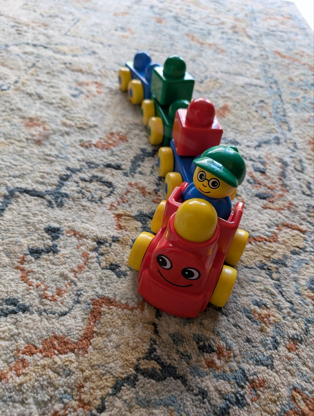 Kleurrijke Duplo Trein met Machinist, Kinderen en Baby's, Speelgoed | Speelgoedvoertuigen, Ophalen, Gebruikt