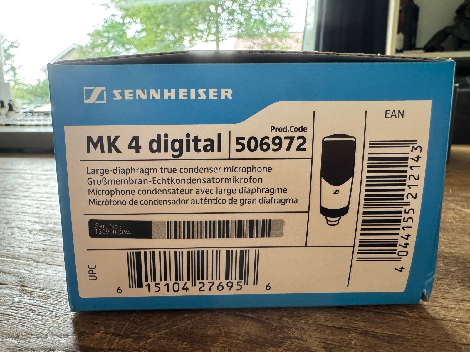 Sennheiser MK 4 digital studiomicrofoon, Muziek en Instrumenten, Ophalen, Zo goed als nieuw, Studiomicrofoon
