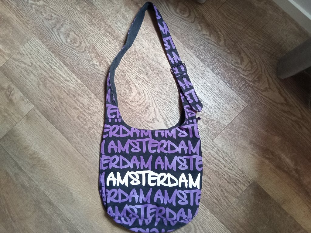 Tas Amsterdam, Ophalen of Verzenden, Nieuw, Paars, Handtas