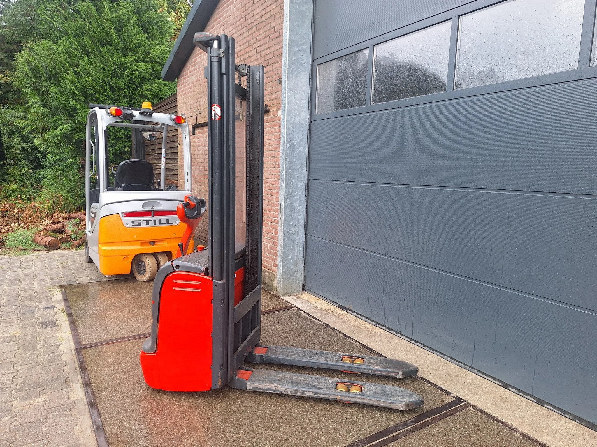 Linde L10 Stapelaar 340 cm met accu 88% 2021 (0010), Elektrisch, Stapelaar, Linde