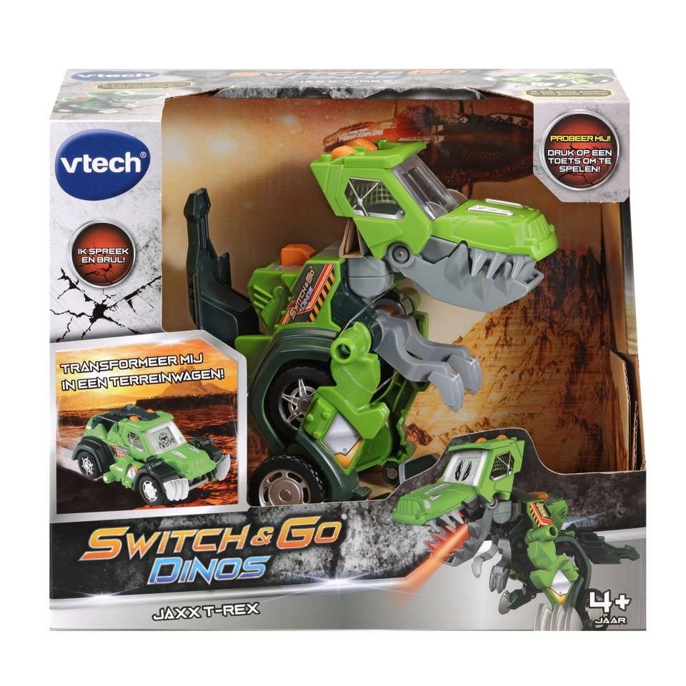 Vtech: Switch & Go Dino's: Jaxx T-Rex, Kinderen en Baby's, Speelgoed | Vtech, ., Nieuw, Ophalen of Verzenden, .