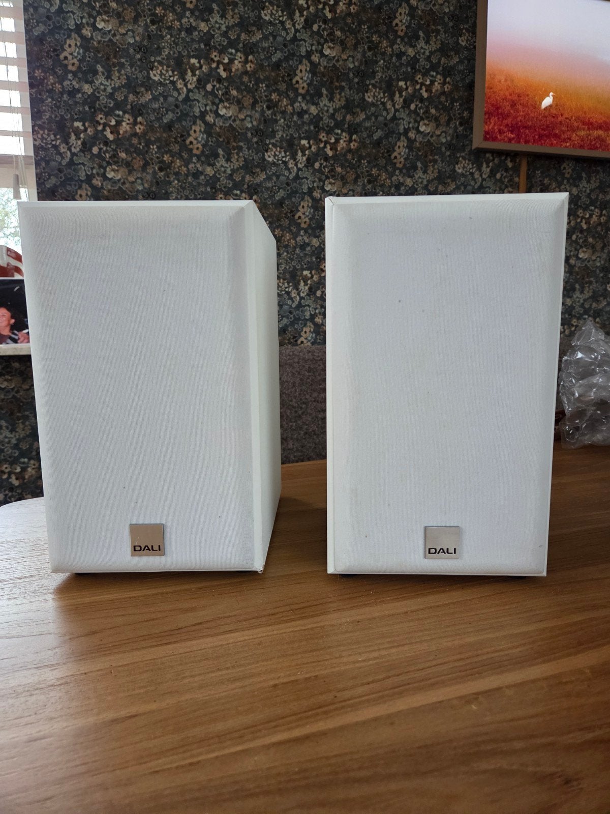 Dali Spektor 2  Luidsprekers Wit, Gebruikt, Ophalen of Verzenden, 60 tot 120 watt, Geschikt voor surround/home cinema
