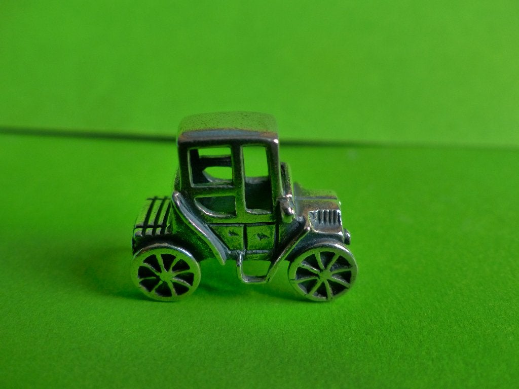 Leuke kleine Zilveren Auto - Miniatuur, Verzenden, Zilver