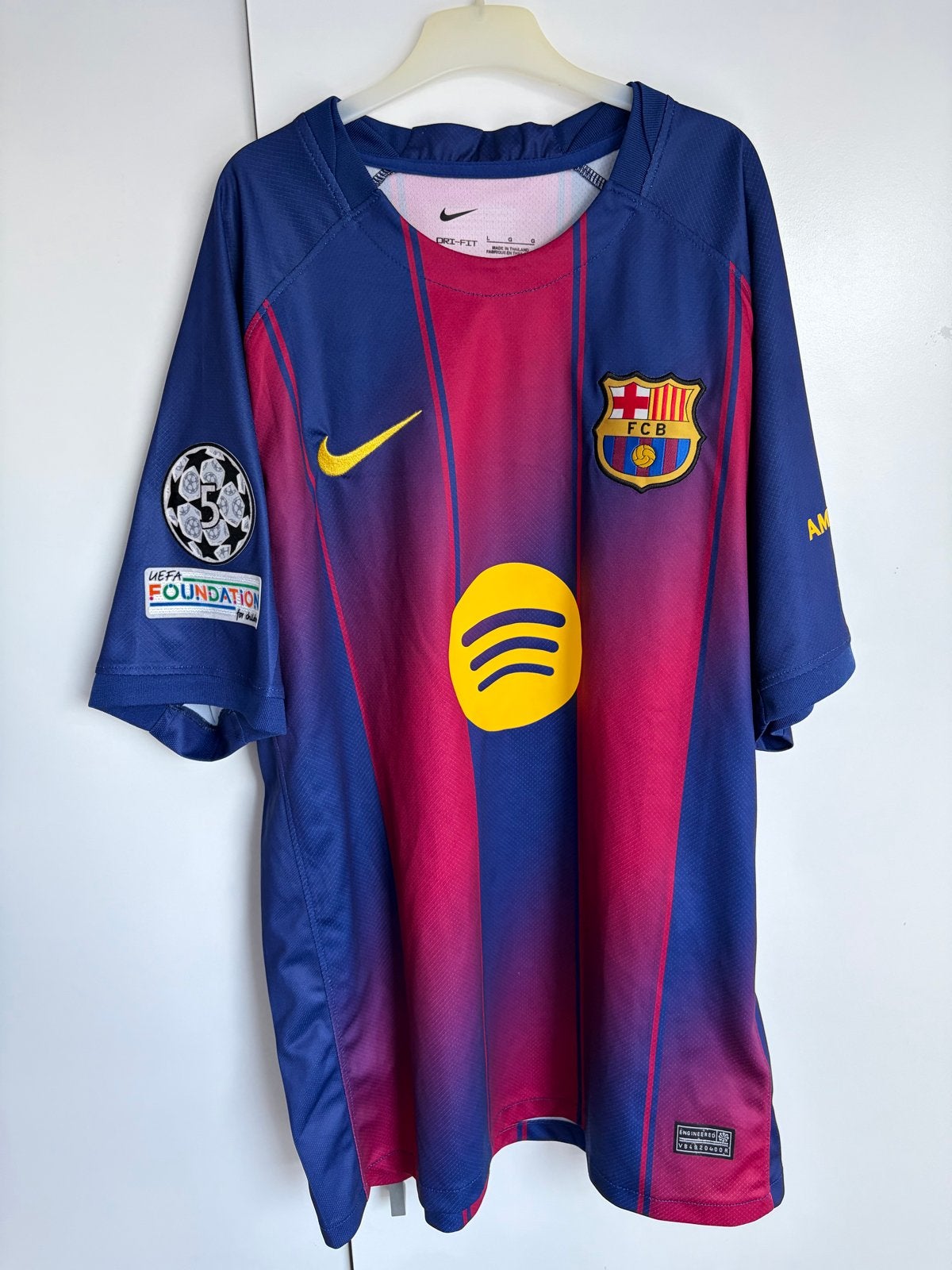 Nieuwe FC Barcelona Thuisshirt Lamine Yamal #10 - Maat L, Maat 52/54 (L), Meerkleurig, Nieuw, Ophalen of Verzenden