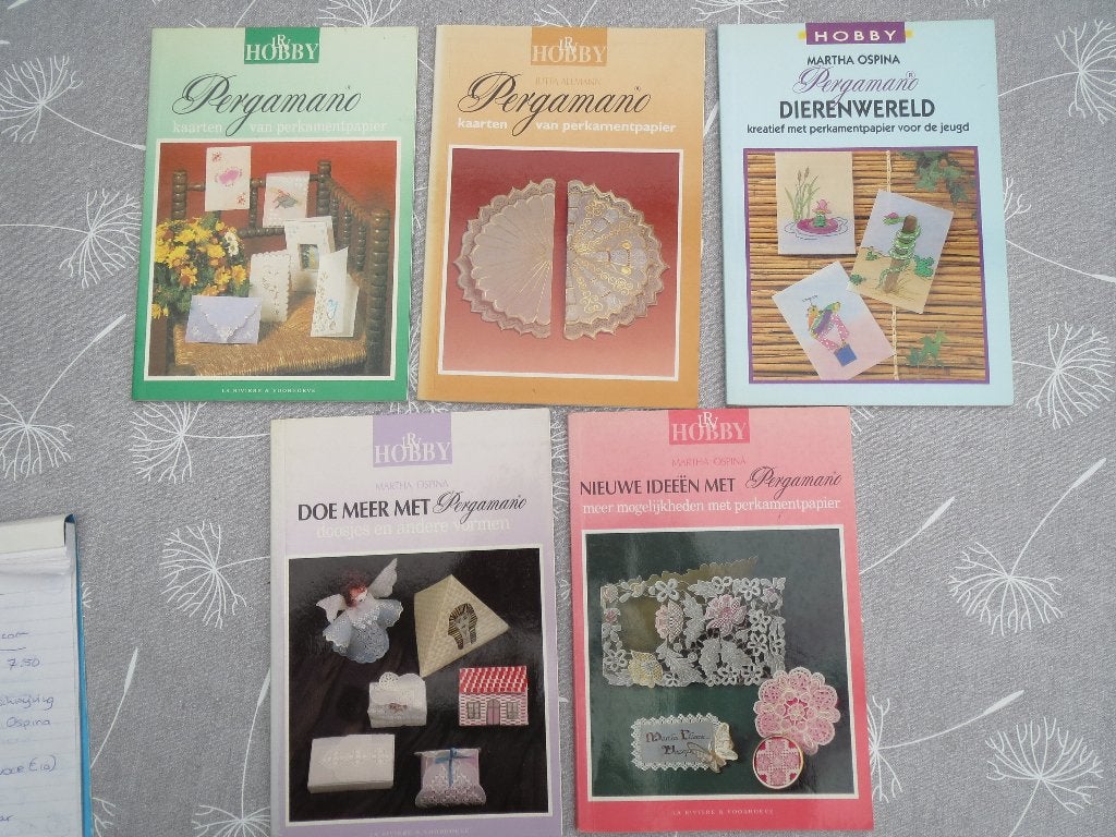 Vijf hobby boekjes Pergamano LRV hobby, Boeken, Ophalen of Verzenden, Gelezen, Overige onderwerpen