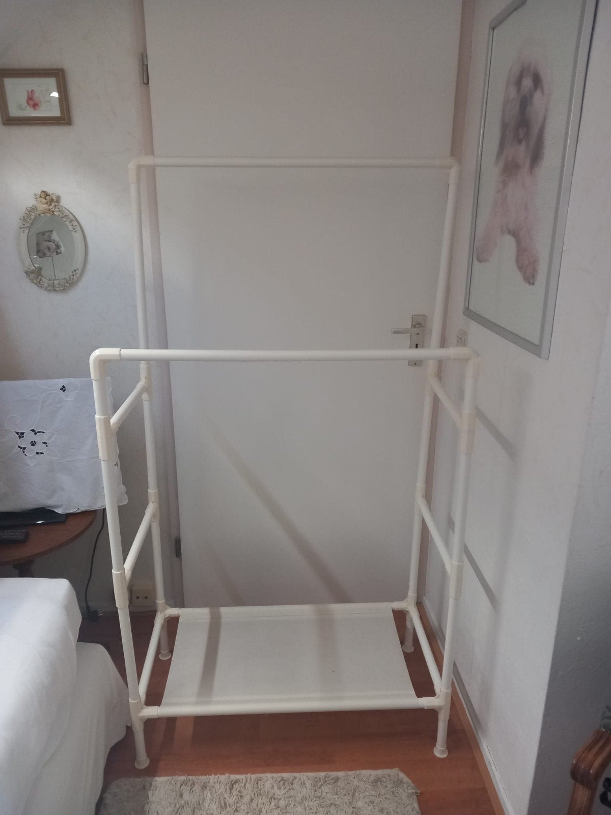 Kledingrekken, Ophalen