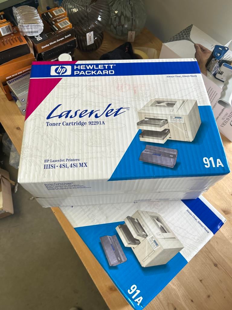 HP LaserJet Toner Cartridge 92291A (2 stuks), Computers en Software, Printers, Nieuw, Printer, Laserprinter, Zwart-en-wit printen