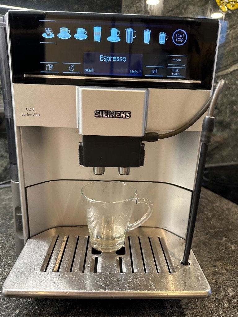 siemens koffiemachine, Ophalen of Verzenden, Zo goed als nieuw, Koffiemachine, Gemalen koffie