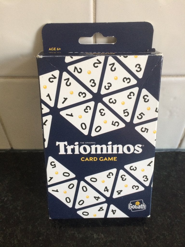 Triominos kaartspel compleet - ZGAN!, Een of twee spelers, Ophalen of Verzenden, Zo goed als nieuw, Goliath