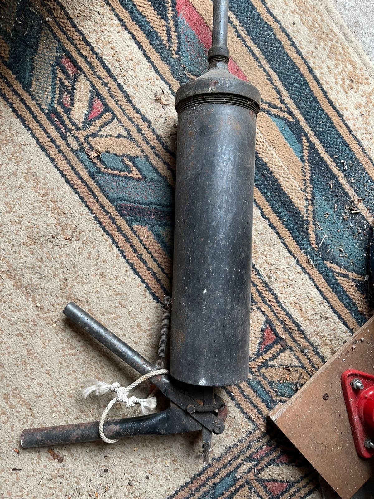 Antieke kitspuit, Ophalen, Gebruikt